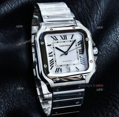 GF Factory Cartier Santos WSSA0071 Square 9015 Movement 39.8mm Watch
